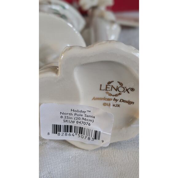 Lenox North Pole Santa 8.25” Holiday With Box - Picture 10 of 15